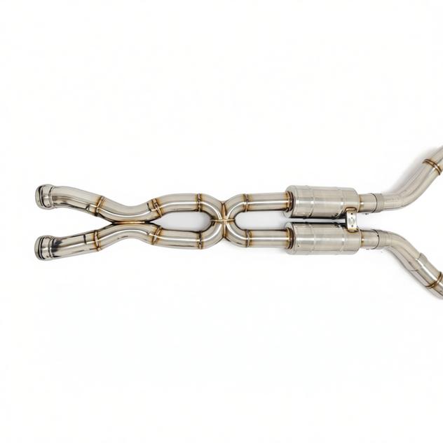 NEOFLOW BMW E90 E92 M3 4.0L Midpipe Double X Pipe Exhaust System