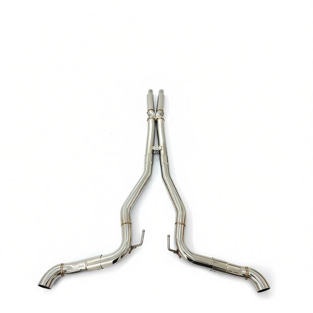 NEOFLOW Ford Mustang GT 5.0L Valved Catback Stainless Steel Single X Exhaust Pipe